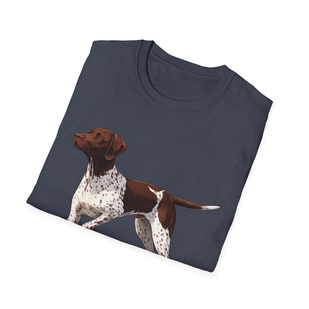German Shorthaired Pointer T-Shirt — "I Brake for Birds" Dog Lover Tee
