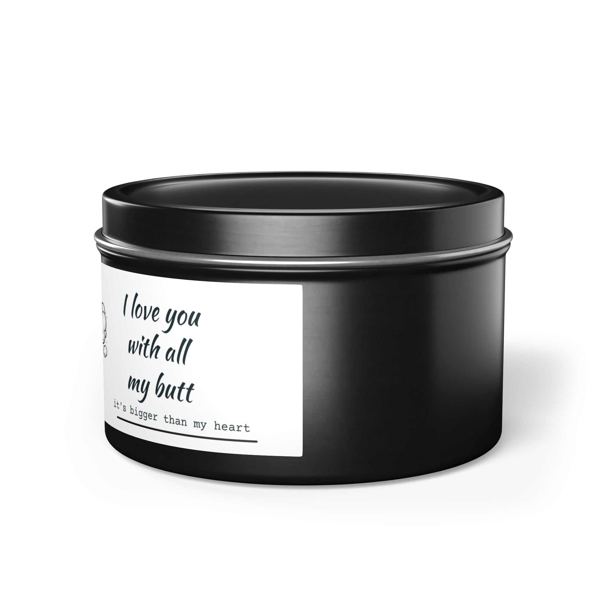 GSP Poof Candle — “I Love You With All My Butt” Funny Pet Gift