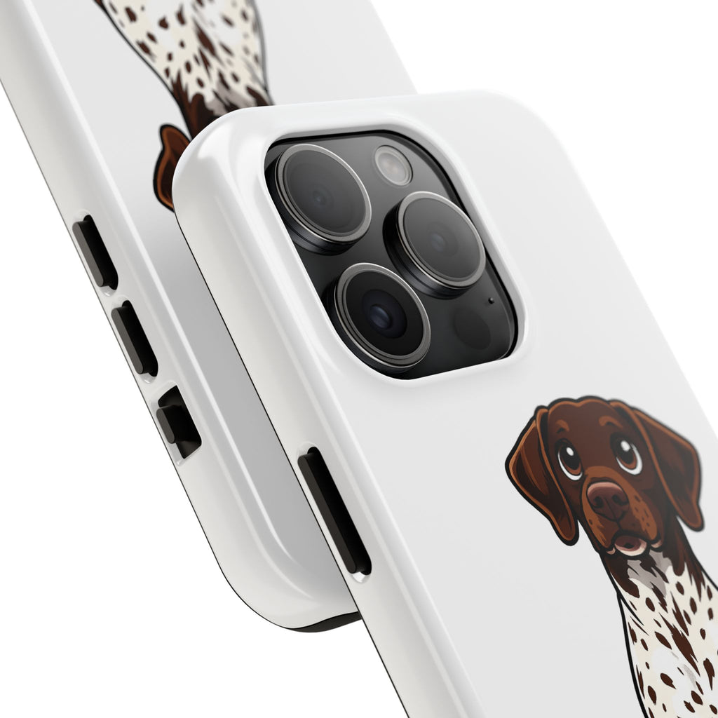German Shorthaired Pointer Tough Phone Case — Cute Spotted Dog Protective iPhone Case