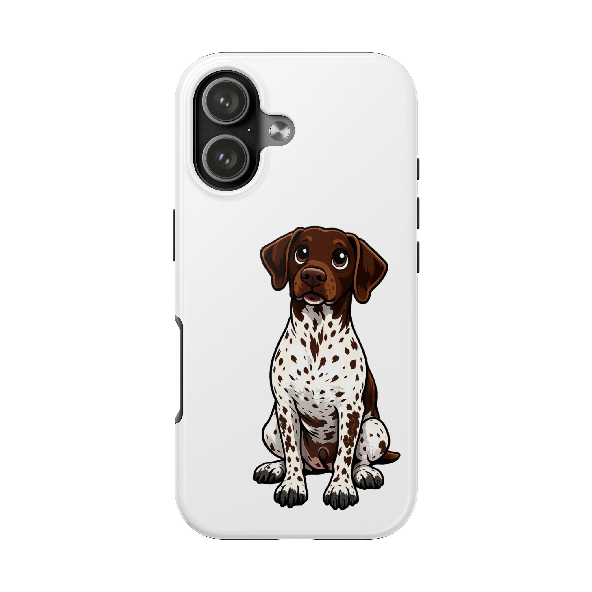 German Shorthaired Pointer Tough Phone Case — Cute Spotted Dog Protective iPhone Case