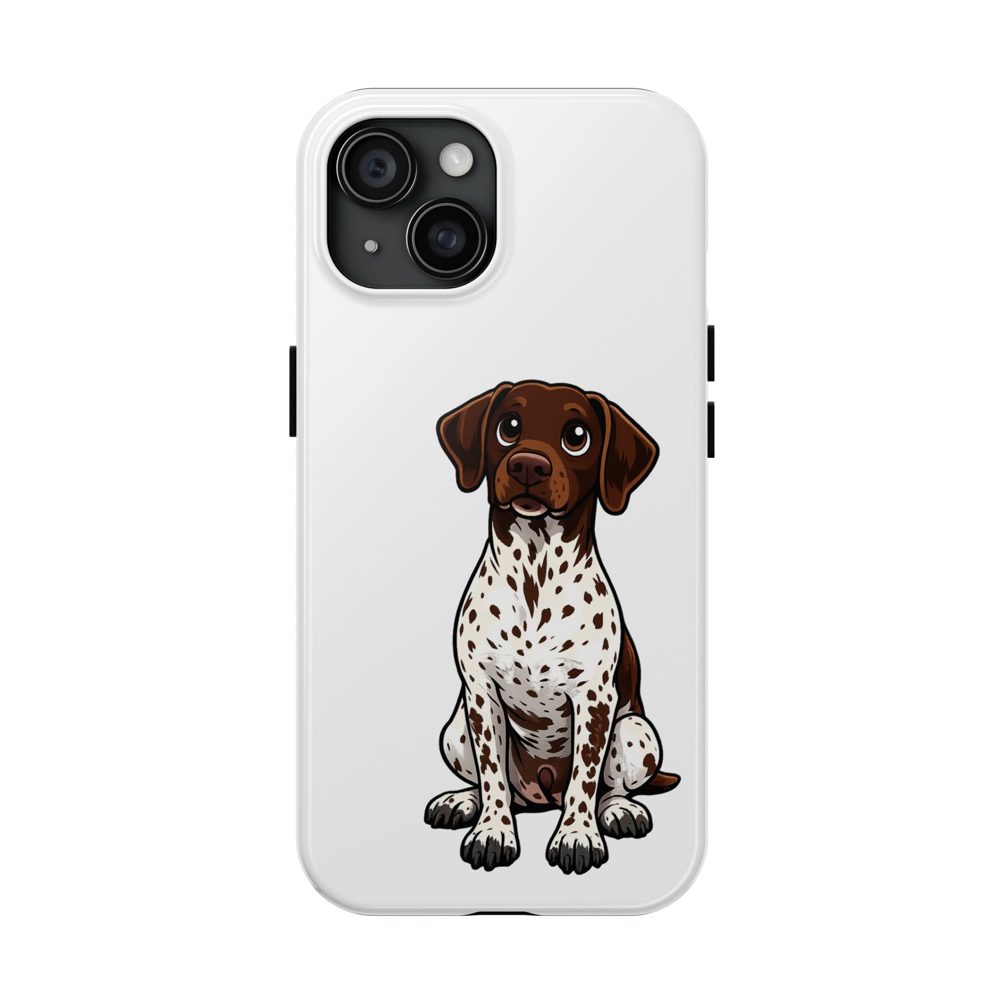 German Shorthaired Pointer Tough Phone Case — Cute Spotted Dog Protective iPhone Case