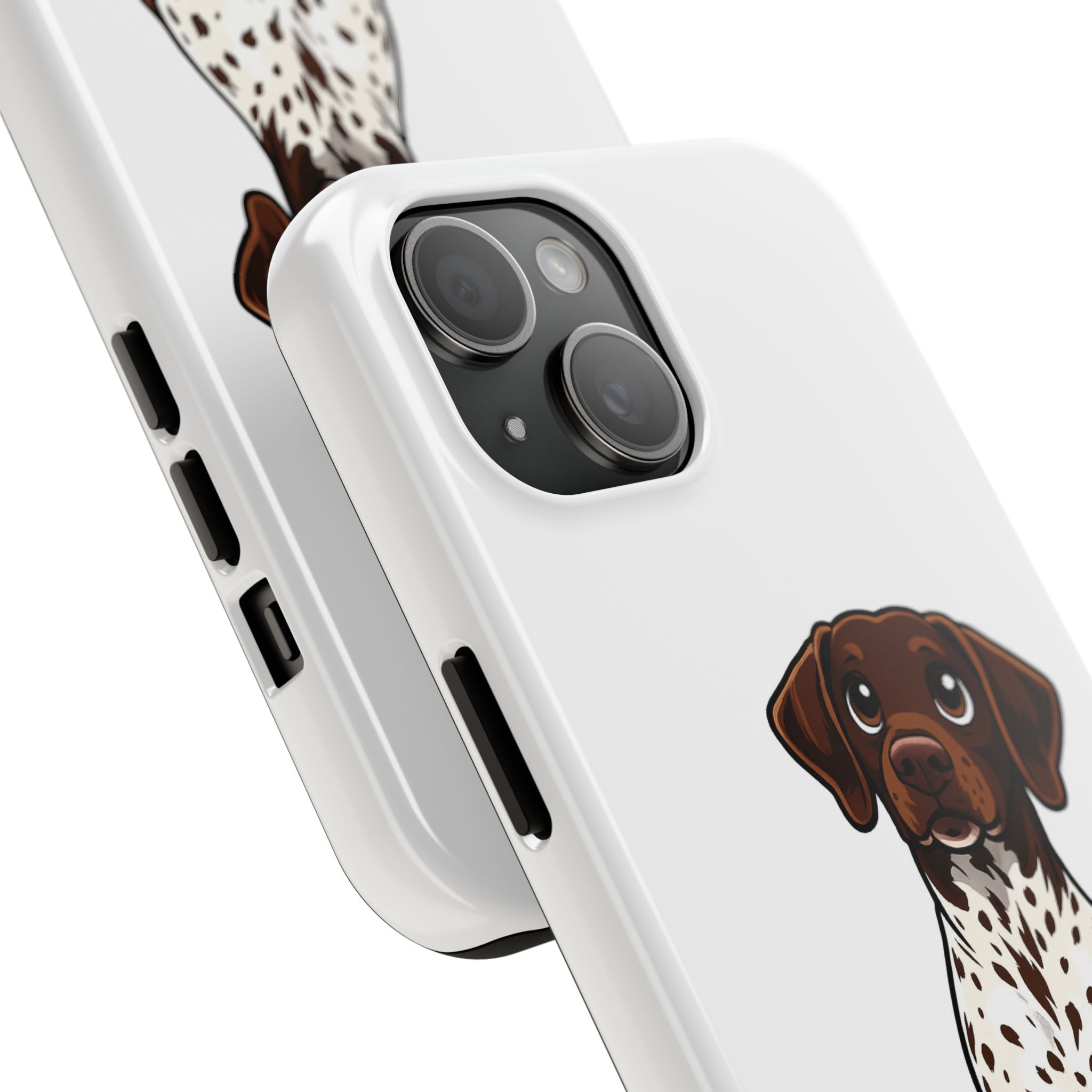 German Shorthaired Pointer Tough Phone Case — Cute Spotted Dog Protective iPhone Case