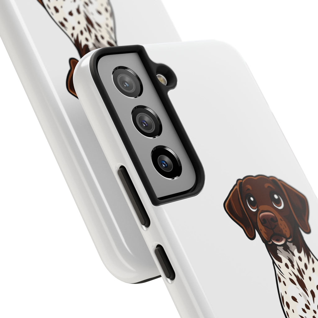 German Shorthaired Pointer Tough Phone Case — Cute Spotted Dog Protective iPhone Case