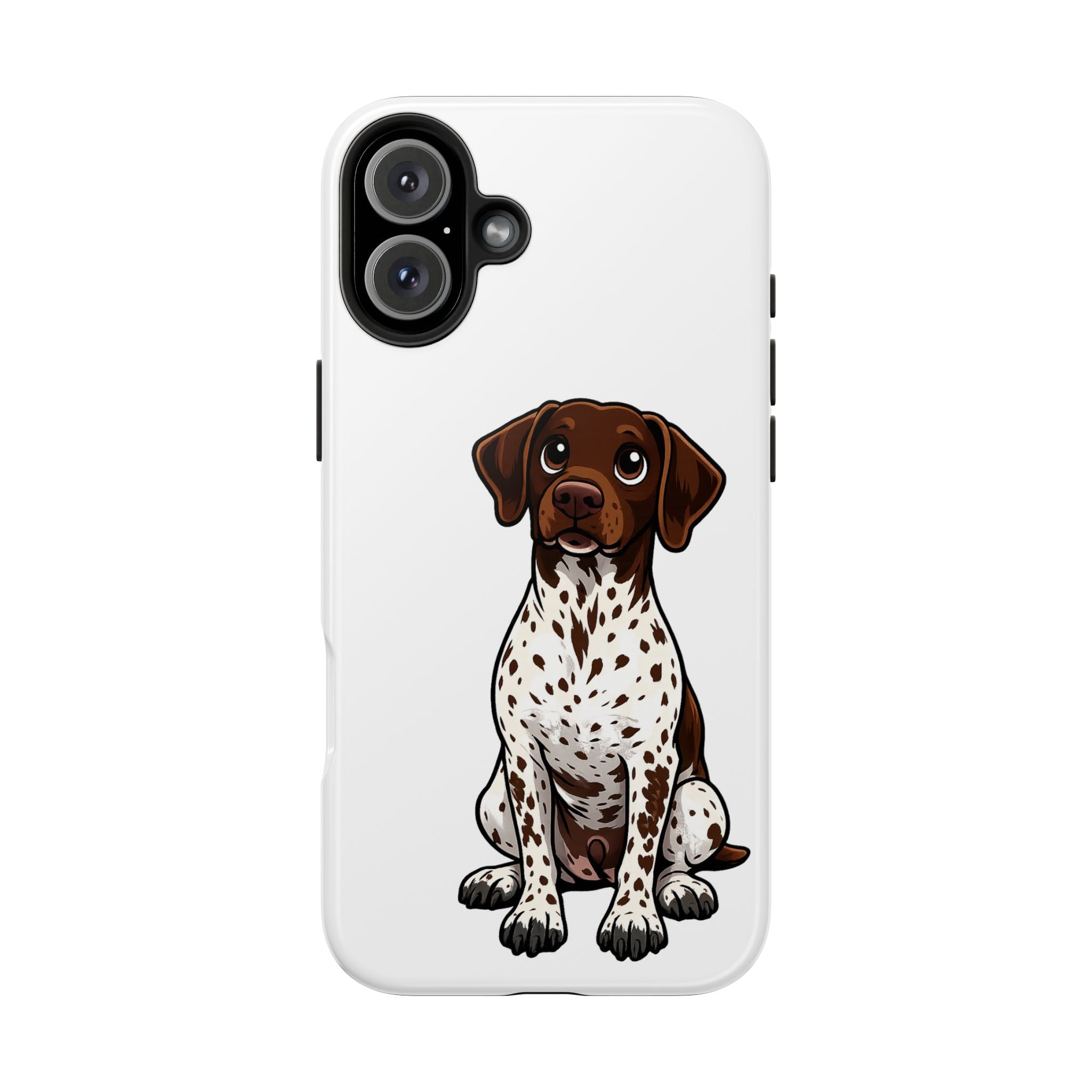 German Shorthaired Pointer Tough Phone Case — Cute Spotted Dog Protective iPhone Case