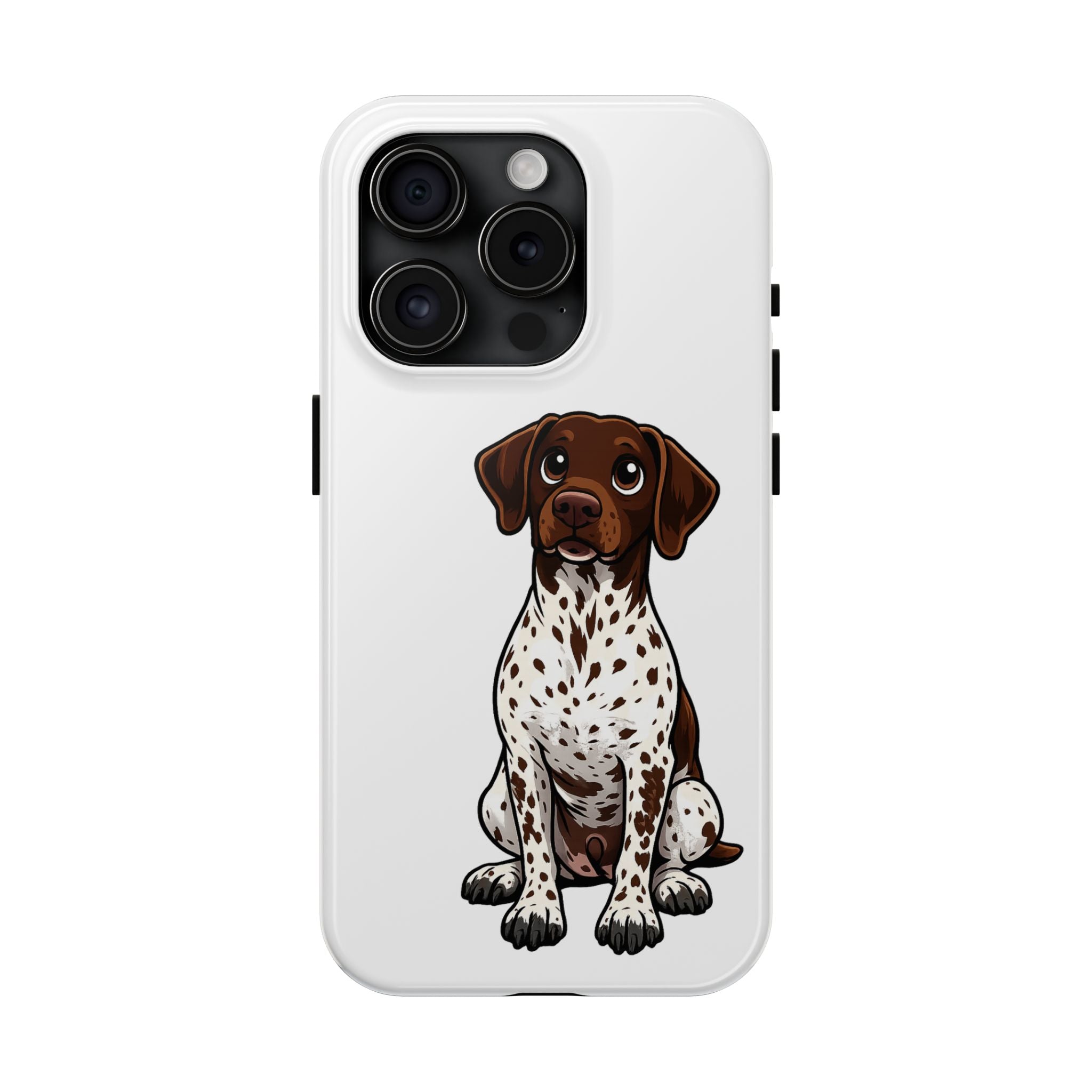 German Shorthaired Pointer Tough Phone Case — Cute Spotted Dog Protective iPhone Case