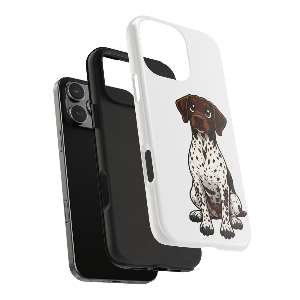 German Shorthaired Pointer Tough Phone Case — Cute Spotted Dog Protective iPhone Case