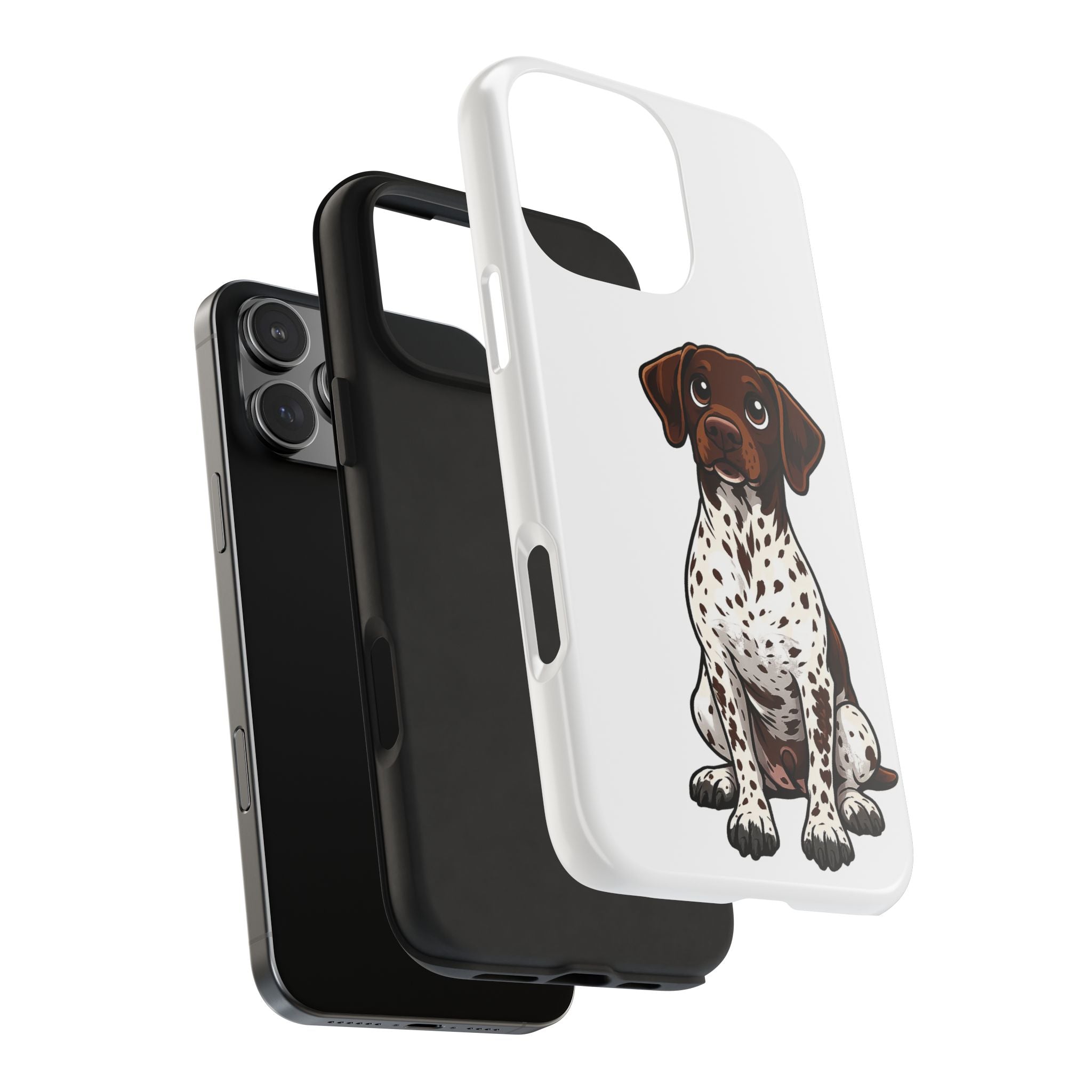 German Shorthaired Pointer Tough Phone Case — Cute Spotted Dog Protective iPhone Case
