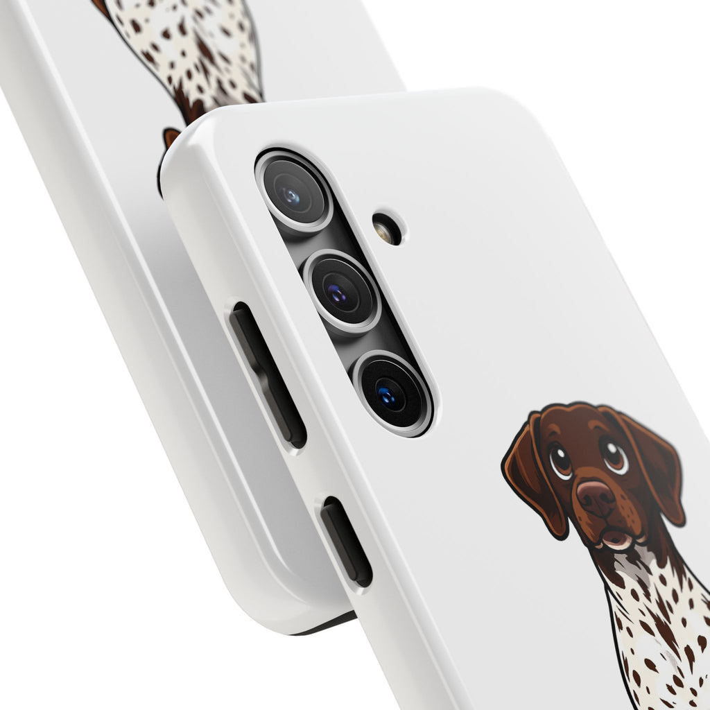 German Shorthaired Pointer Tough Phone Case — Cute Spotted Dog Protective iPhone Case