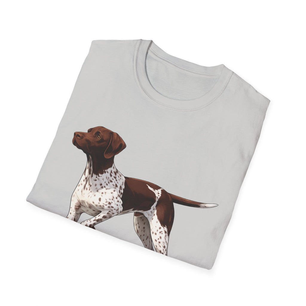 German Shorthaired Pointer T-Shirt — "I Brake for Birds" Dog Lover Tee