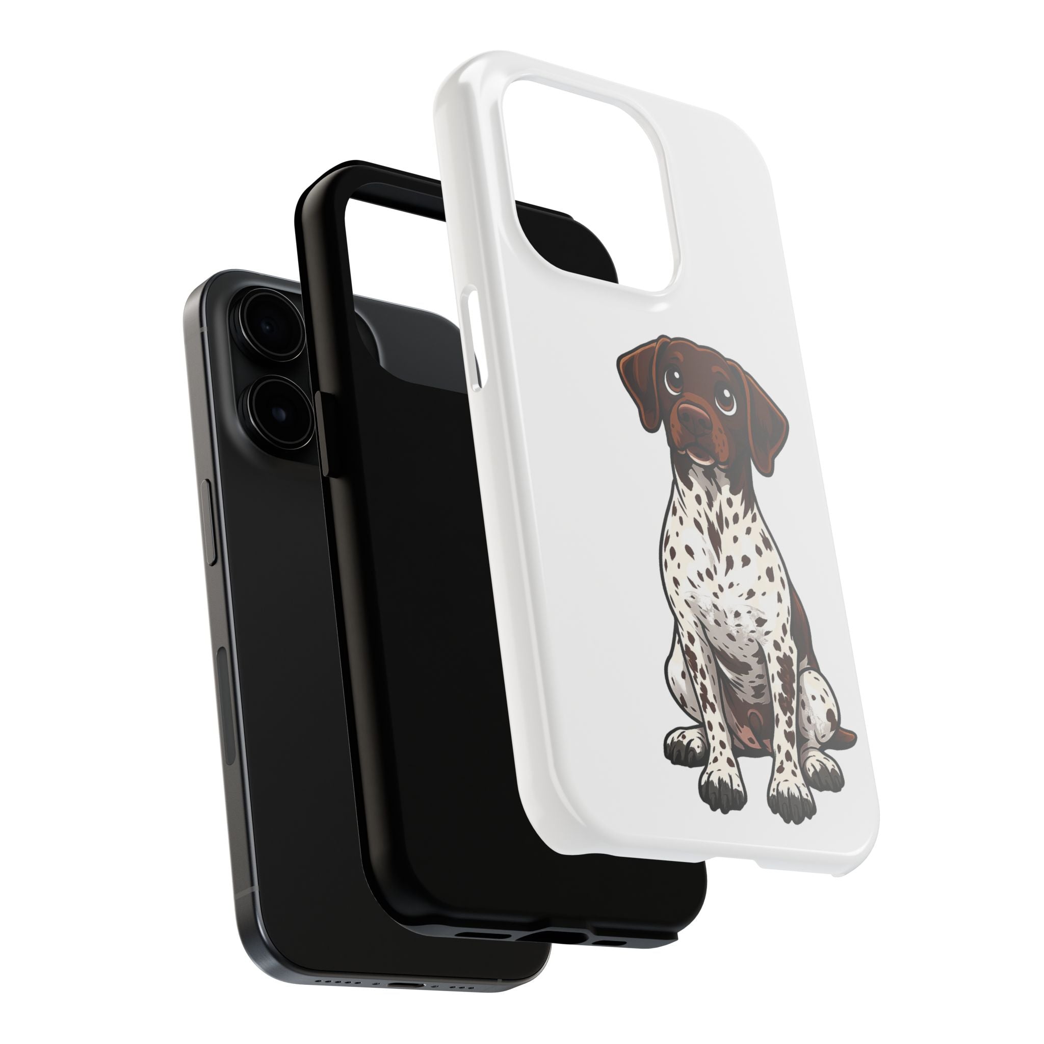 German Shorthaired Pointer Tough Phone Case — Cute Spotted Dog Protective iPhone Case