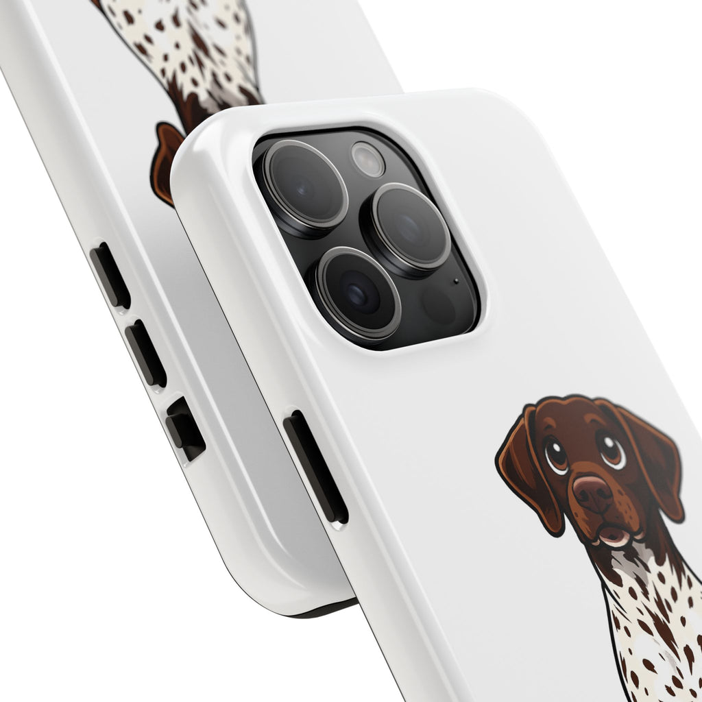 German Shorthaired Pointer Tough Phone Case — Cute Spotted Dog Protective iPhone Case