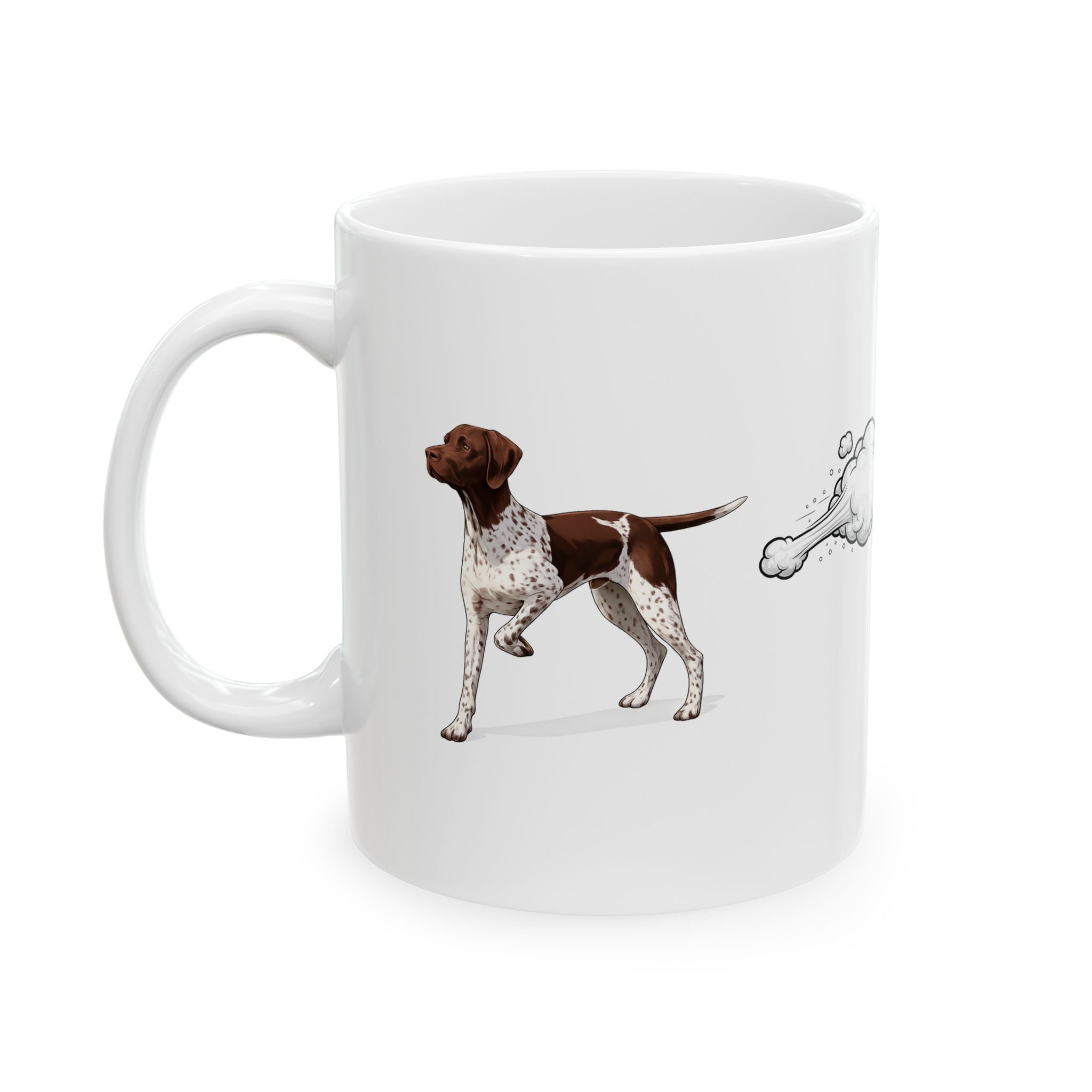 GSP Mom Coffee Mug - "I love you with all of my butt" Funny Pet Lover Ceramic Mug (11oz, 15oz)