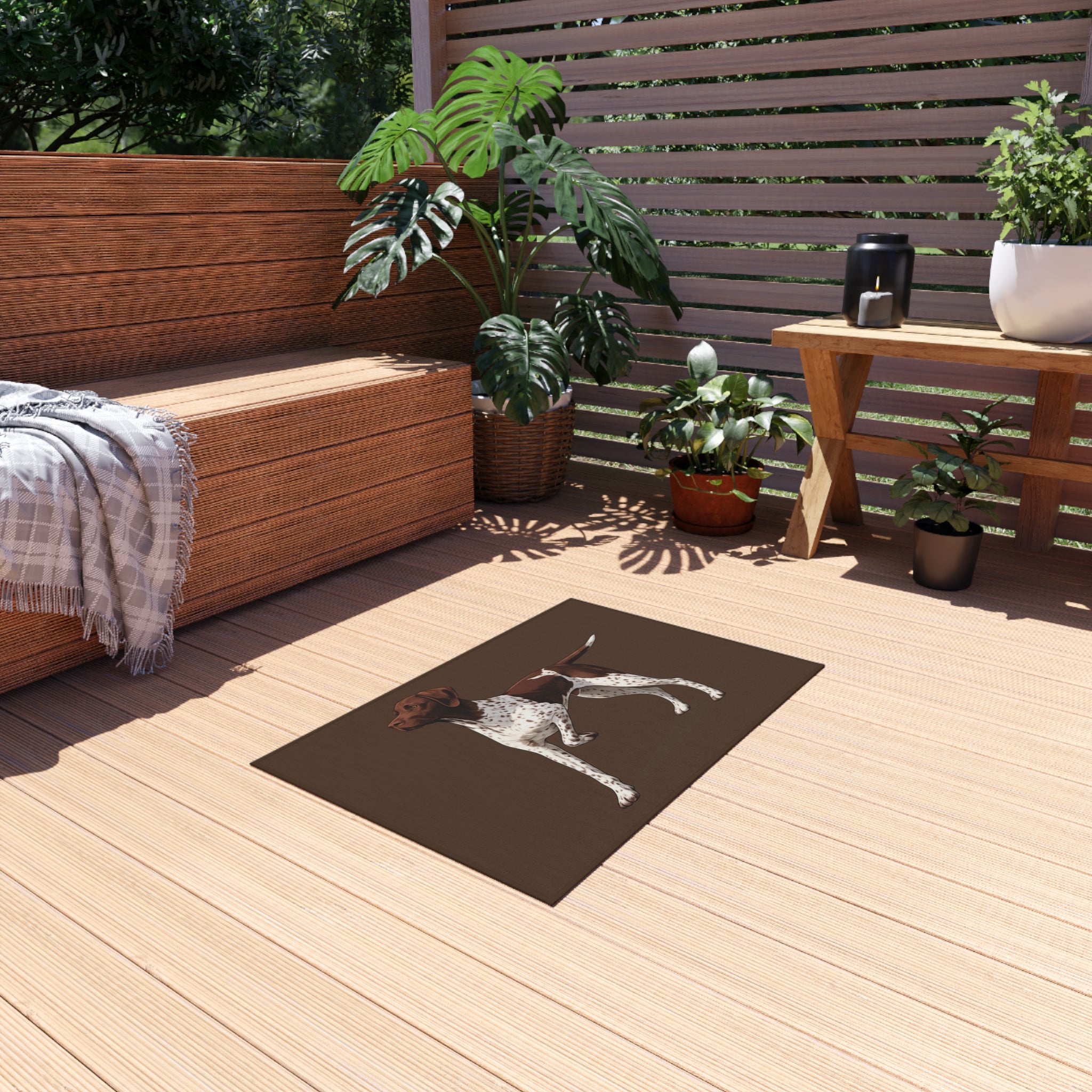 German Shorthaired Pointer Outdoor Rug — Durable Doormat for Dog Lovers
