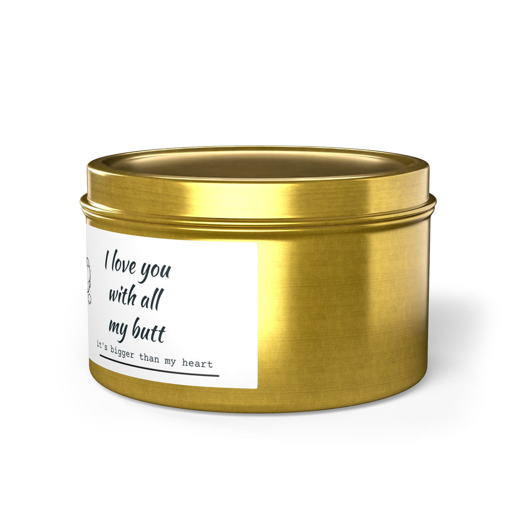 GSP Poof Candle — “I Love You With All My Butt” Funny Pet Gift
