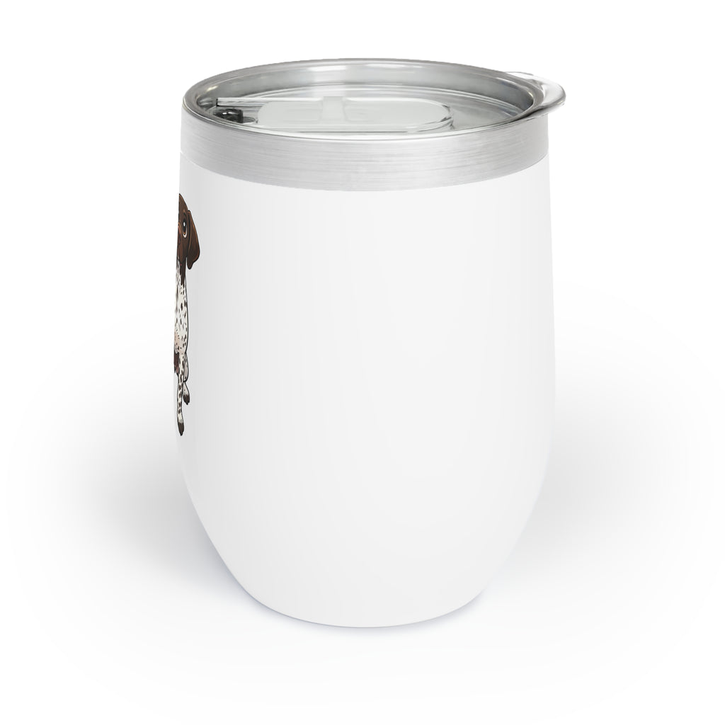 Brothers Braque Cartoon Chill Wine Tumbler