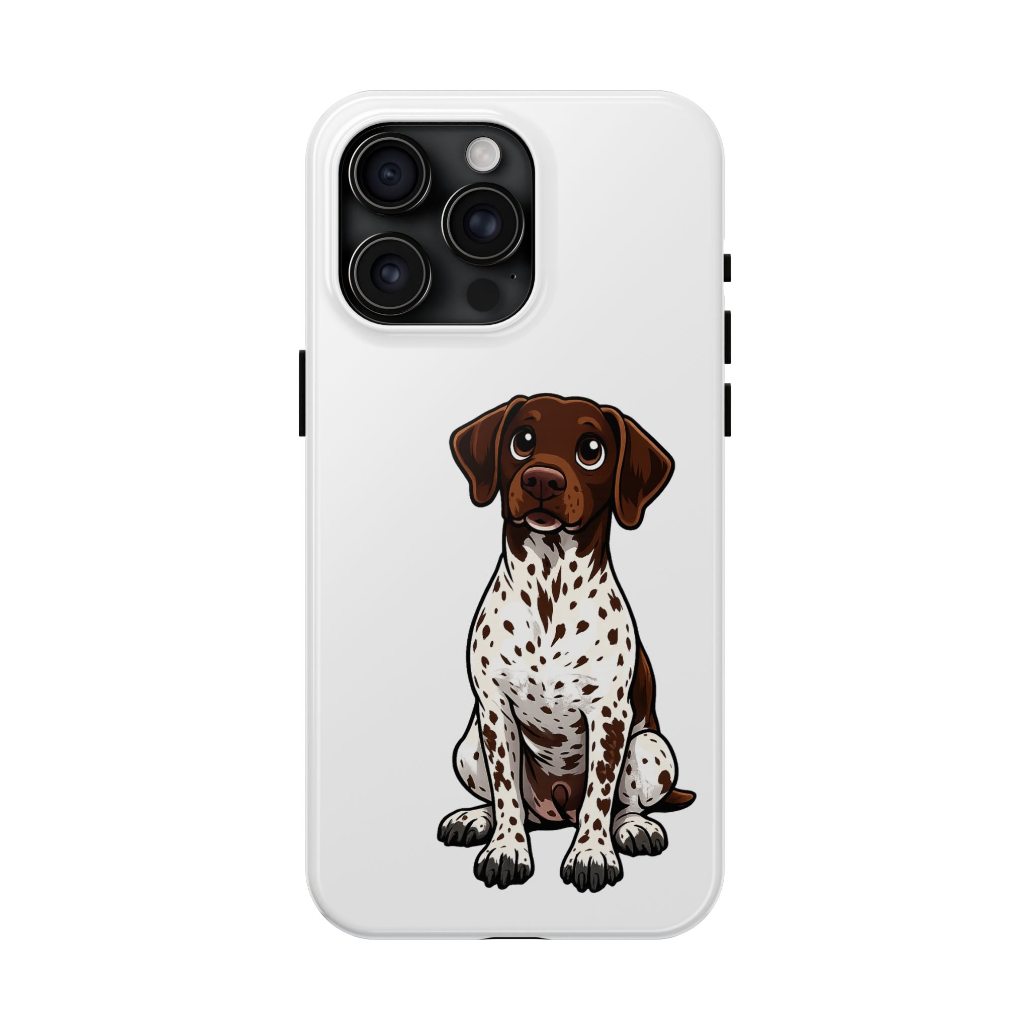 German Shorthaired Pointer Tough Phone Case — Cute Spotted Dog Protective iPhone Case