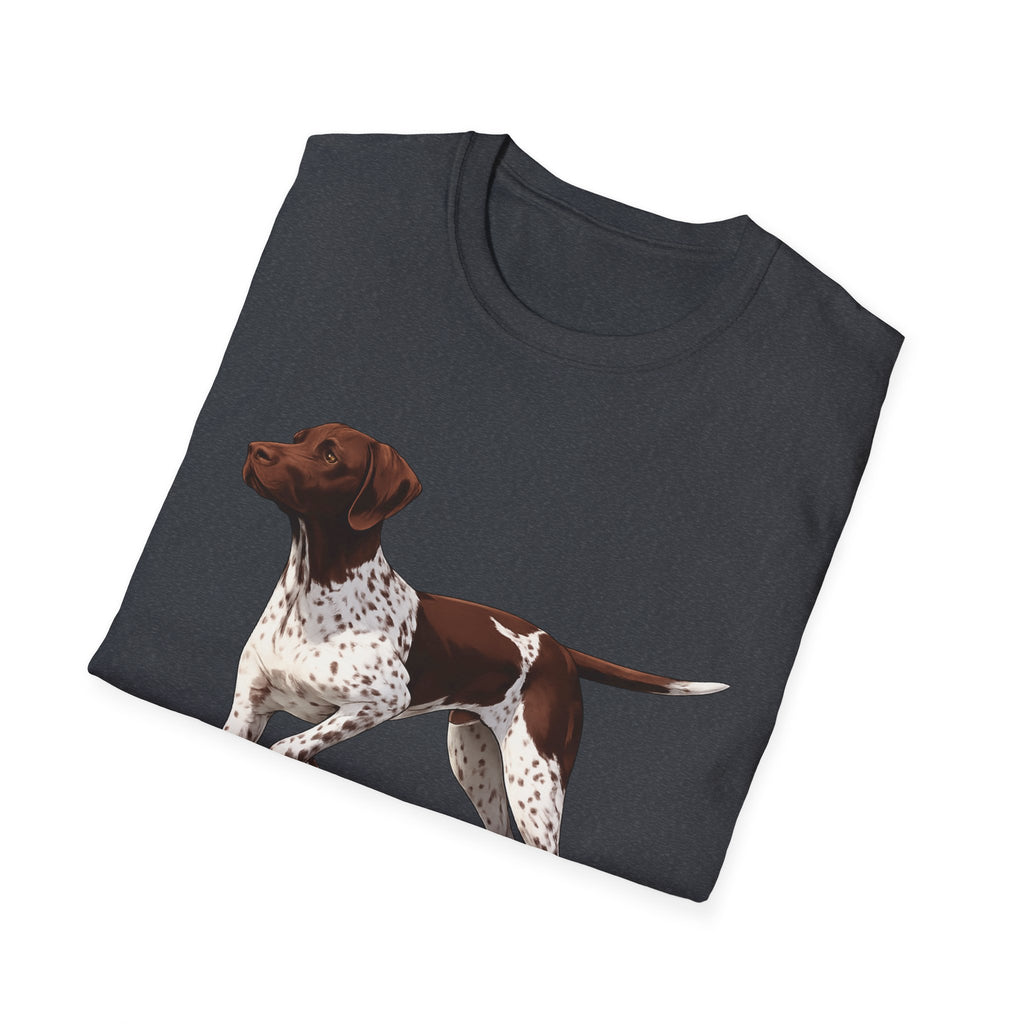 German Shorthaired Pointer T-Shirt — "I Brake for Birds" Dog Lover Tee