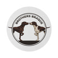 Round Rug - 'Brothers Braque' French Pointer Decorative Floor Mat