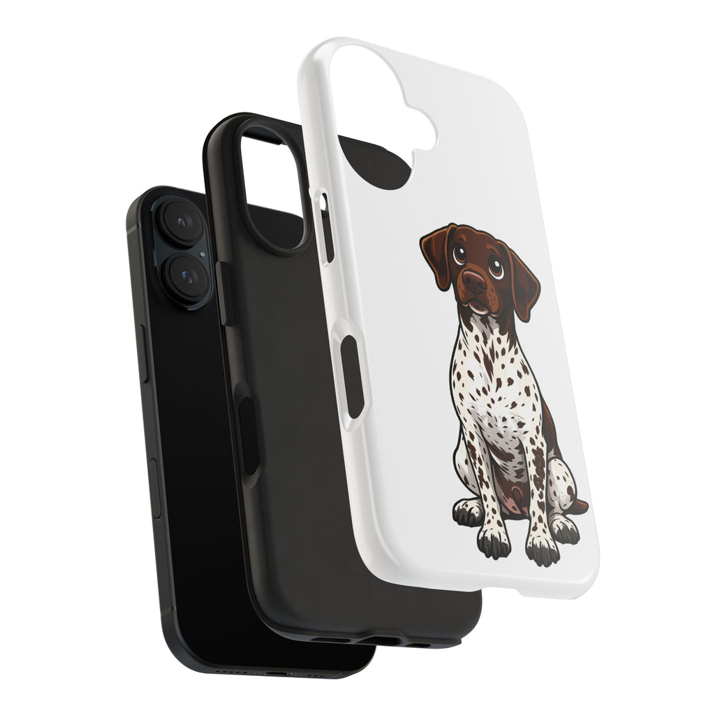 German Shorthaired Pointer Tough Phone Case — Cute Spotted Dog Protective iPhone Case