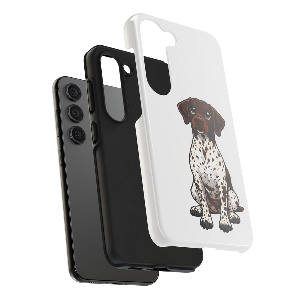 German Shorthaired Pointer Tough Phone Case — Cute Spotted Dog Protective iPhone Case