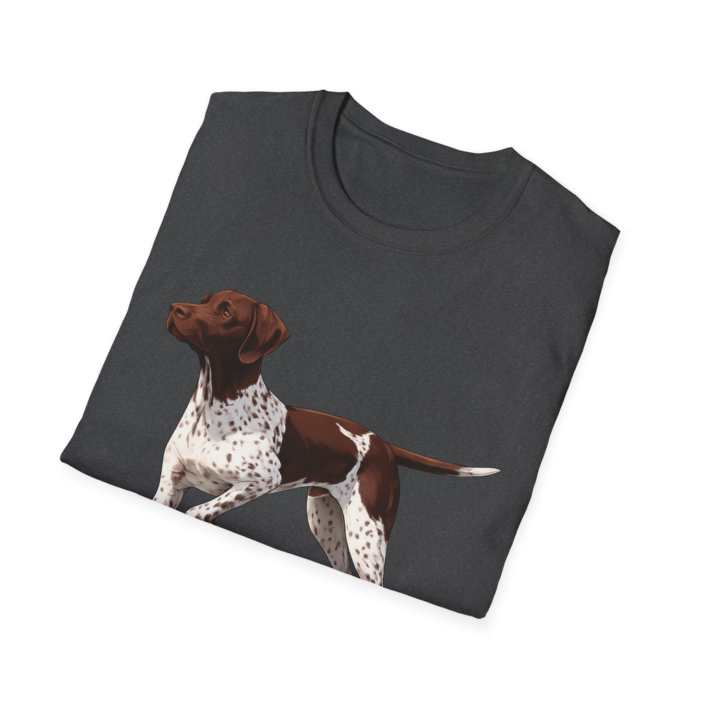 German Shorthaired Pointer T-Shirt — "I Brake for Birds" Dog Lover Tee