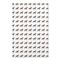 Solid Pointer Pattern Area Rug — Bird Dog Accent Rug for Home