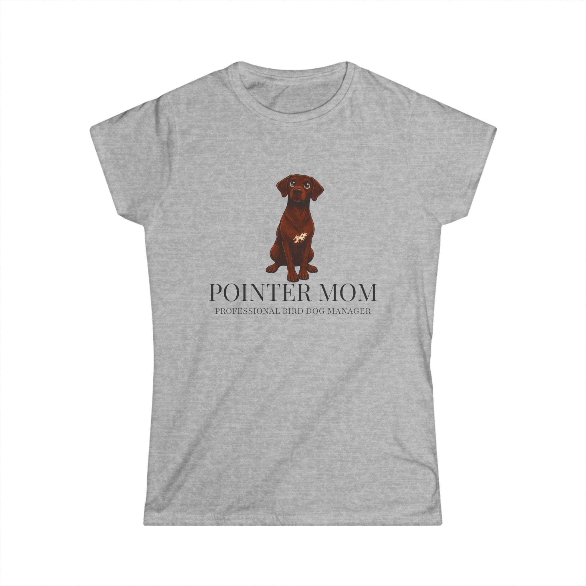 Pointer Mom Women's Tee — Cute French Pointer Dog Graphic Shirt