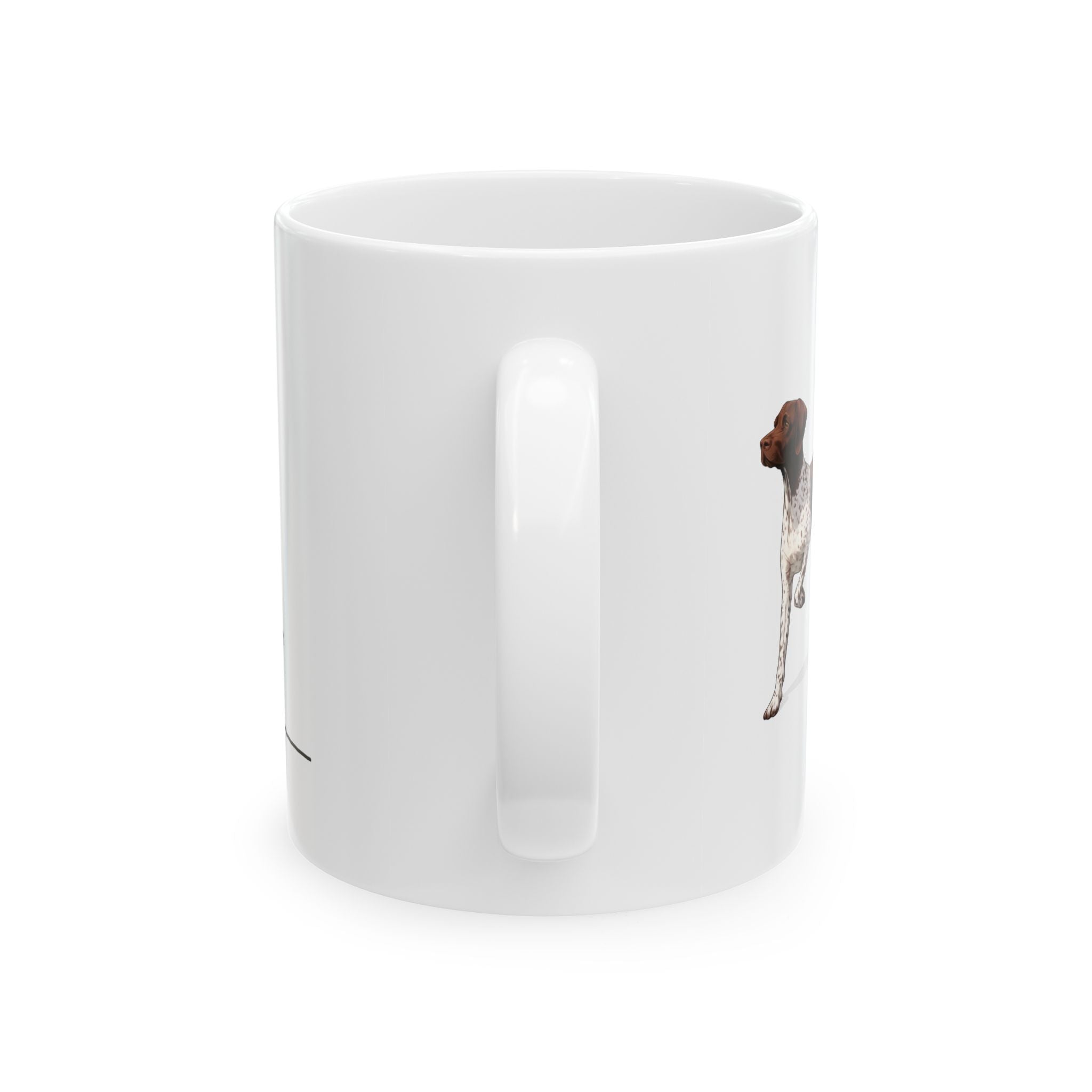 GSP Mom Coffee Mug - "I love you with all of my butt" Funny Pet Lover Ceramic Mug (11oz, 15oz)