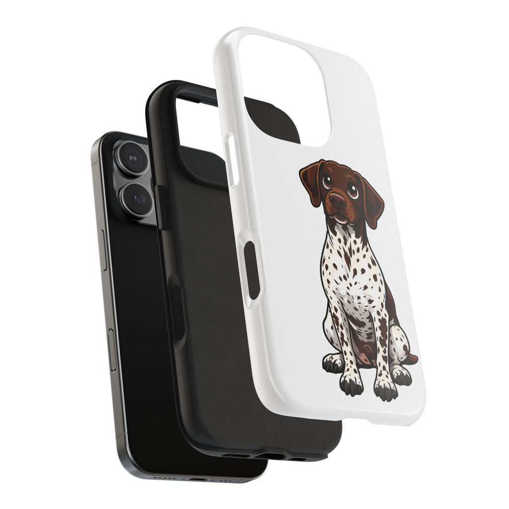 German Shorthaired Pointer Tough Phone Case — Cute Spotted Dog Protective iPhone Case