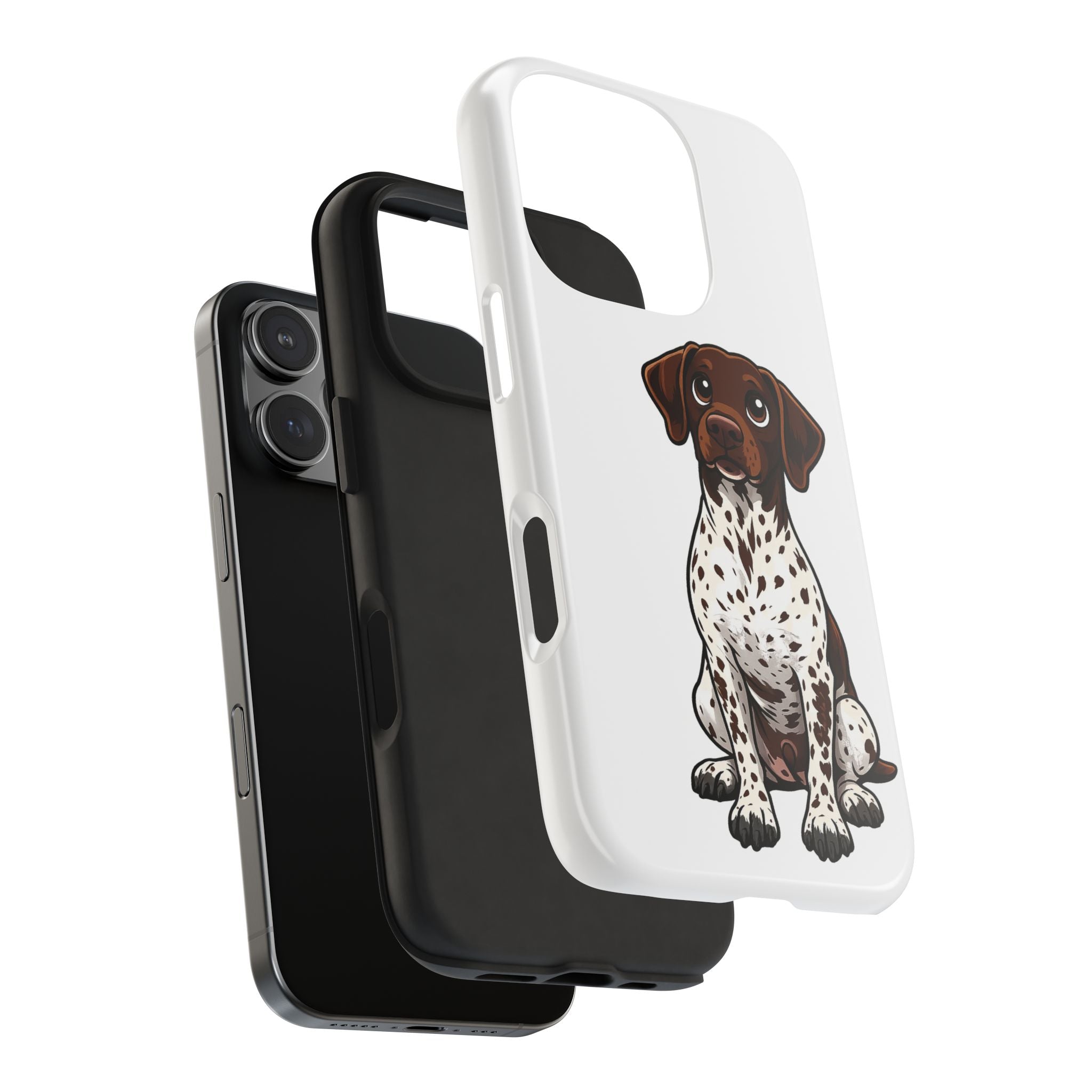 German Shorthaired Pointer Tough Phone Case — Cute Spotted Dog Protective iPhone Case
