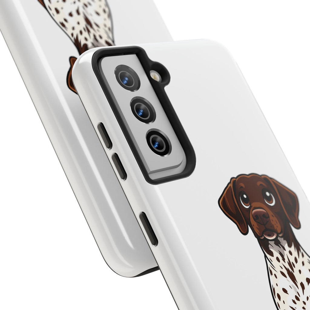 German Shorthaired Pointer Tough Phone Case — Cute Spotted Dog Protective iPhone Case