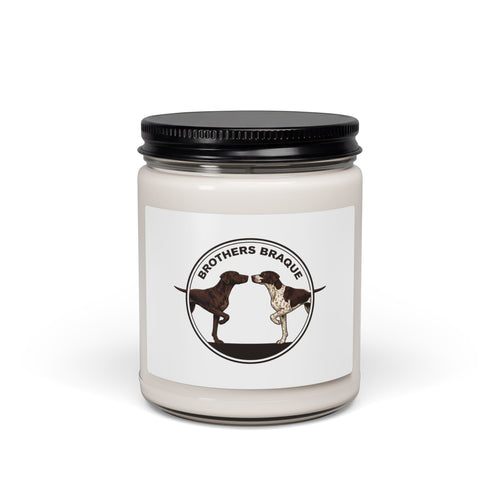 Brothers Braque Scented Soy Candle – 9oz Jar (Dog Lovers Gift)