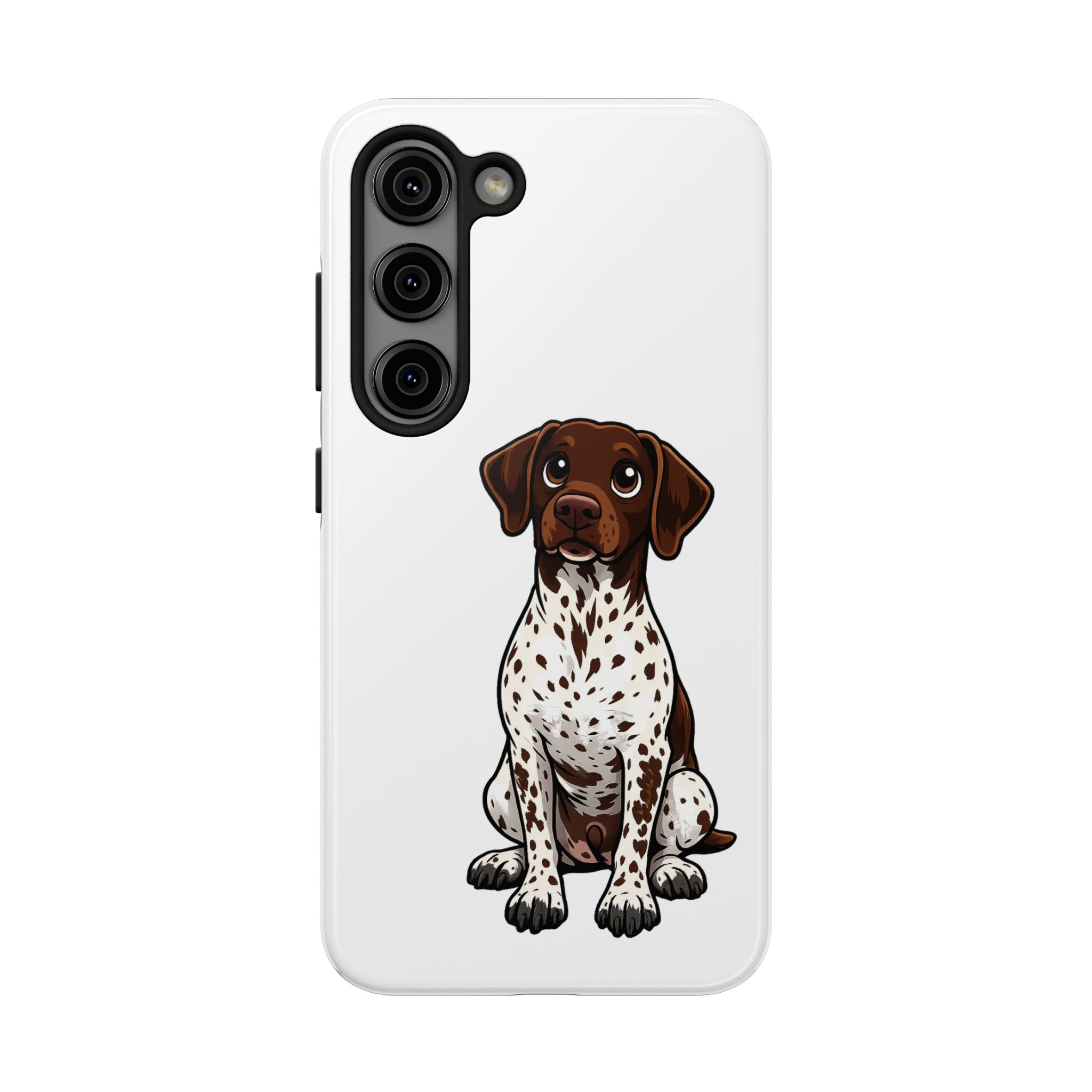 German Shorthaired Pointer Tough Phone Case — Cute Spotted Dog Protective iPhone Case