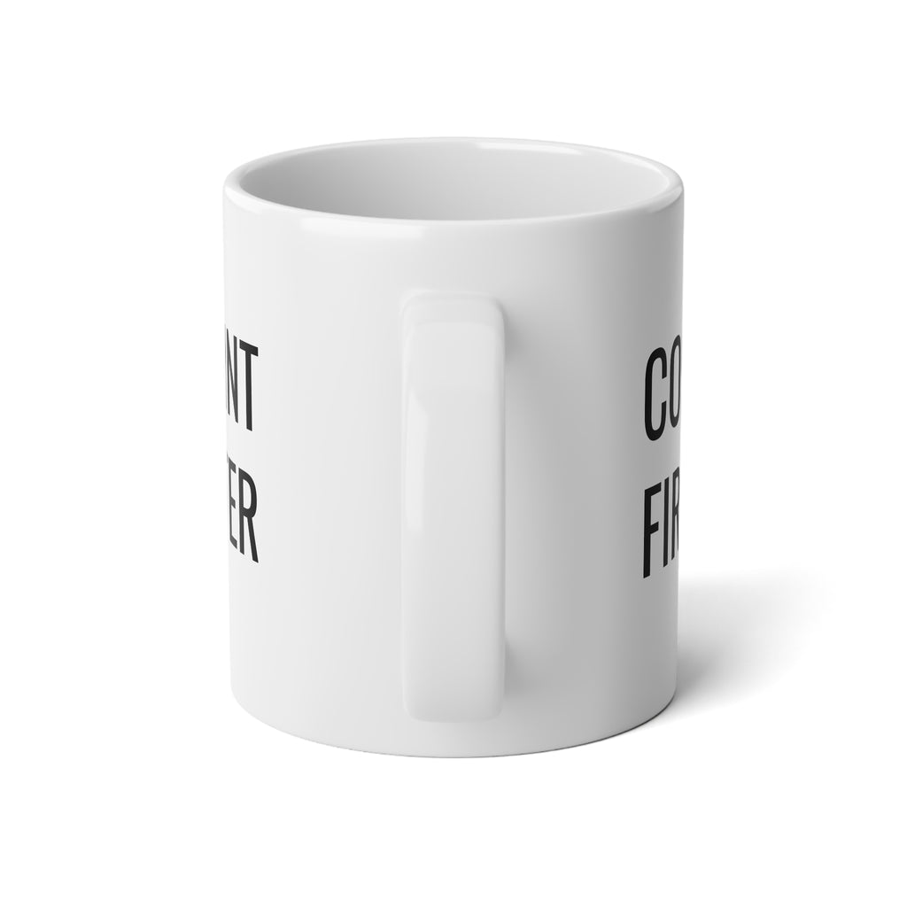German Shorthaired Pointer Coffee Mug — "Coffee First" Jumbo 20oz Dog Lover Gift