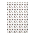 German Shorthaired Pointer Pattern Area Rug — Repeating Dog Print Floor Mat