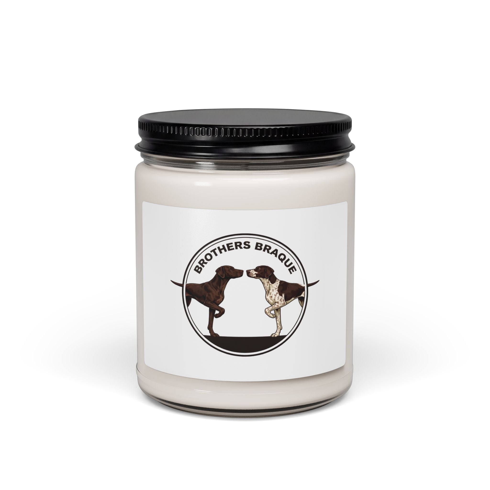 Brothers Braque Scented Soy Candle – 9oz Jar (Dog Lovers Gift)