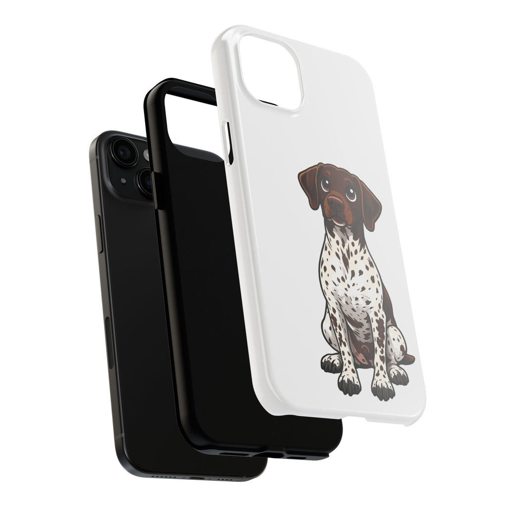 German Shorthaired Pointer Tough Phone Case — Cute Spotted Dog Protective iPhone Case