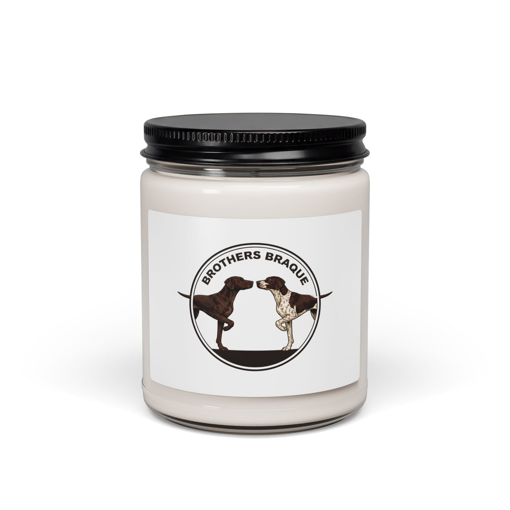 Brothers Braque Scented Soy Candle – 9oz Jar (Dog Lovers Gift)
