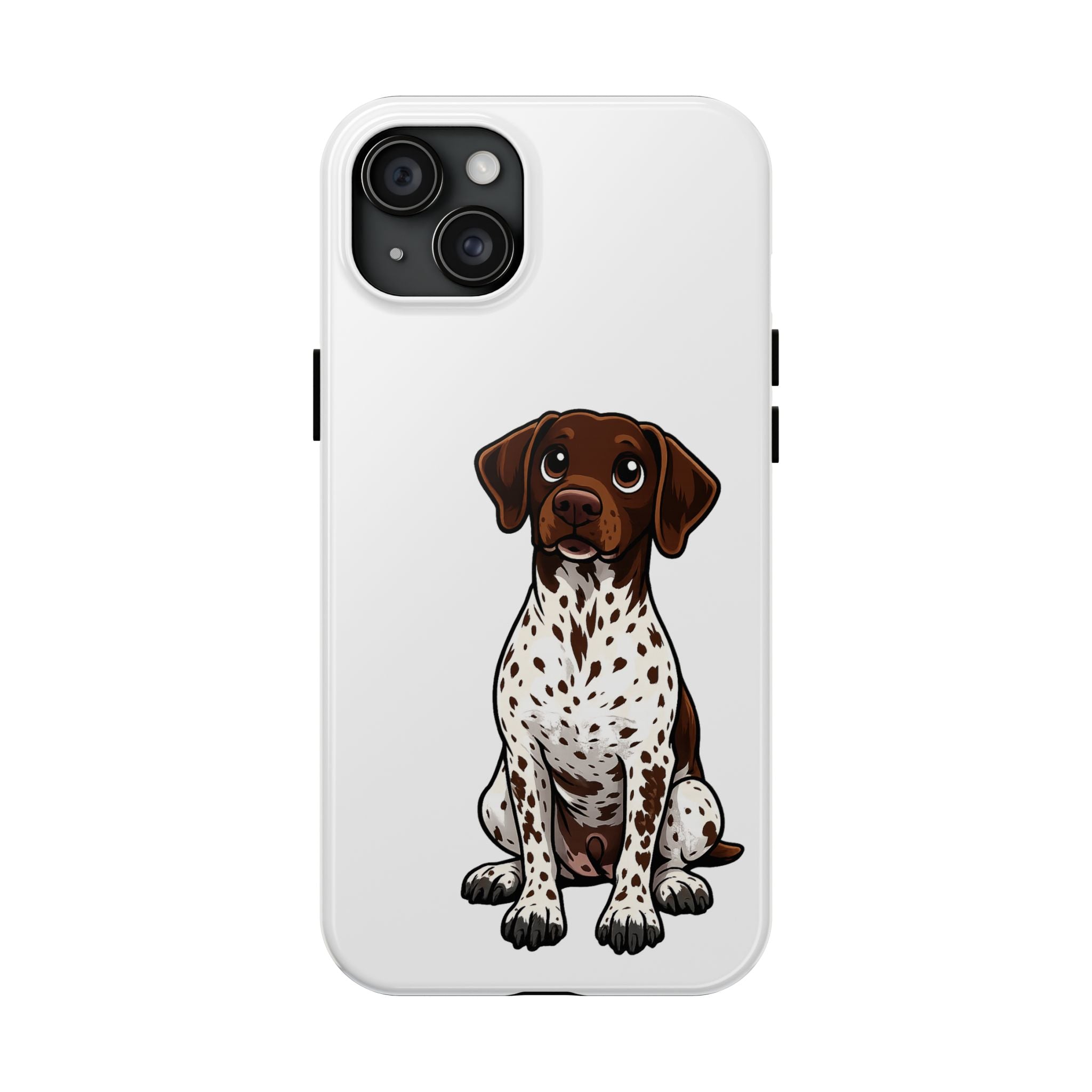 German Shorthaired Pointer Tough Phone Case — Cute Spotted Dog Protective iPhone Case