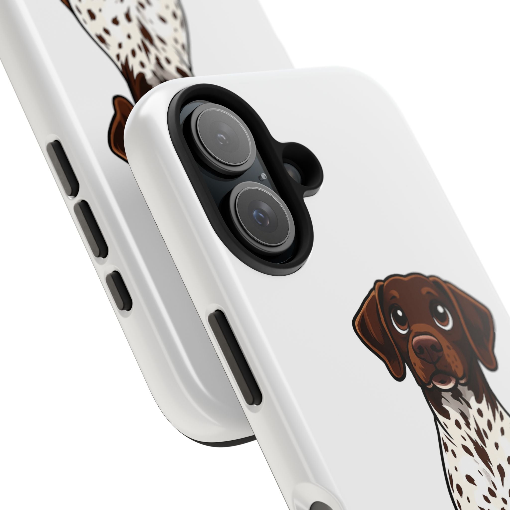 German Shorthaired Pointer Tough Phone Case — Cute Spotted Dog Protective iPhone Case