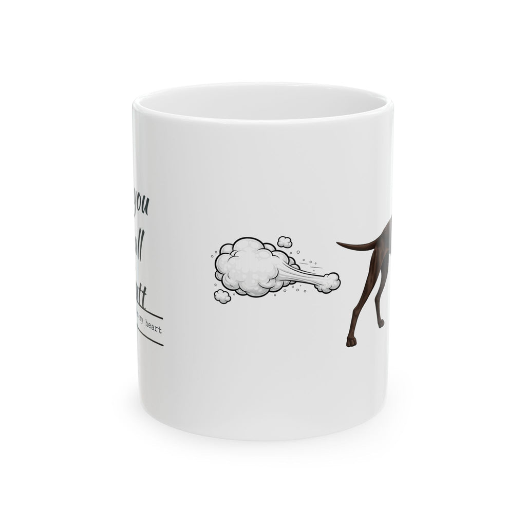 Pointer Fart Joke Mug — Funny Ceramic Coffee Cup for Dog Lovers (11oz & 15oz)