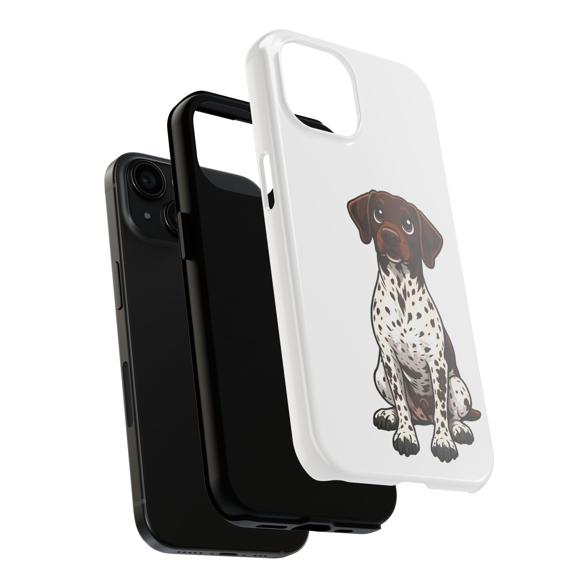 German Shorthaired Pointer Tough Phone Case — Cute Spotted Dog Protective iPhone Case