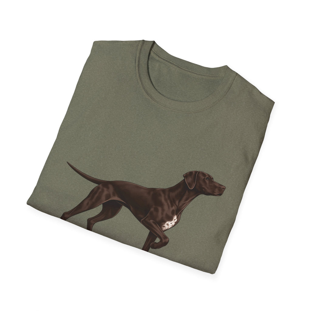 I Brake For Birds Dog T-Shirt — Hunting Pointer Graphic Tee