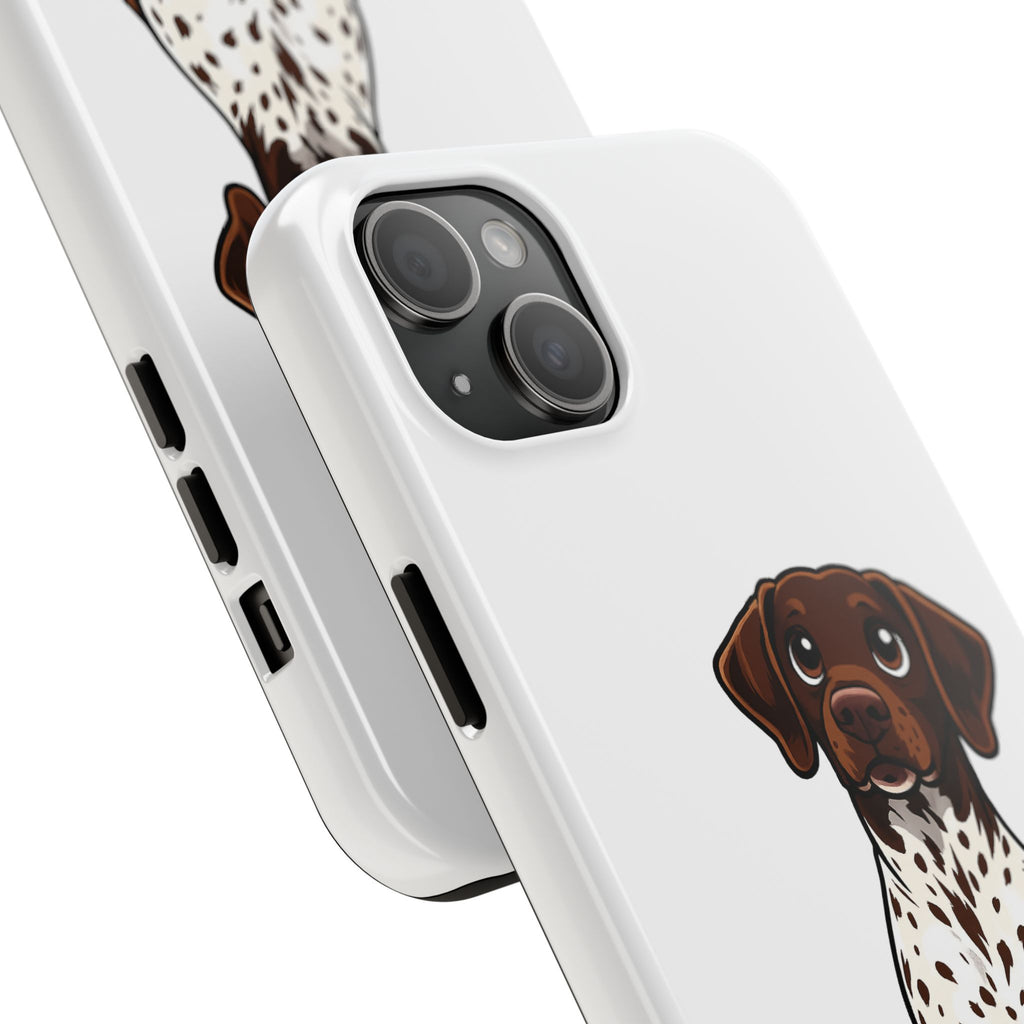 German Shorthaired Pointer Tough Phone Case — Cute Spotted Dog Protective iPhone Case