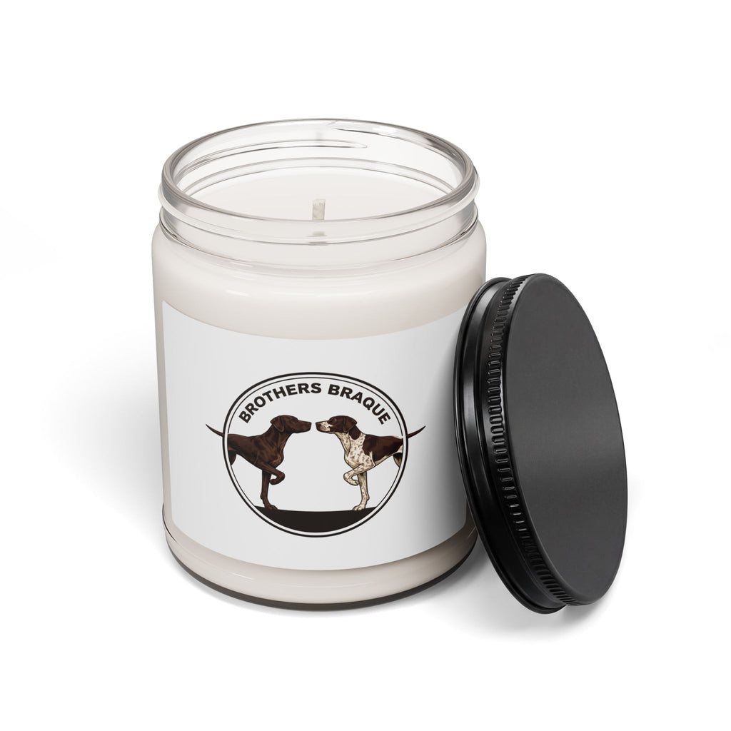 Brothers Braque Scented Soy Candle – 9oz Jar (Dog Lovers Gift)