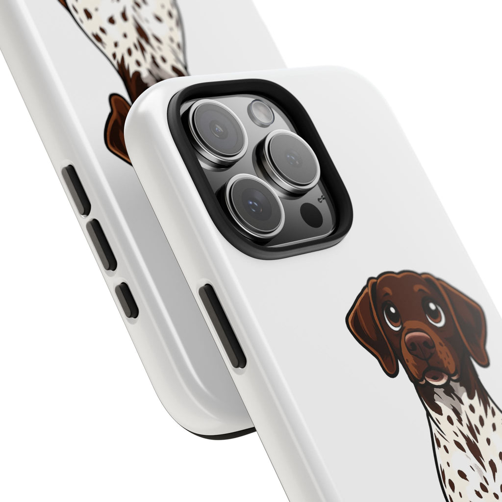 German Shorthaired Pointer Tough Phone Case — Cute Spotted Dog Protective iPhone Case