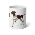 German Shorthaired Pointer Coffee Mug — "Coffee First" Jumbo 20oz Dog Lover Gift