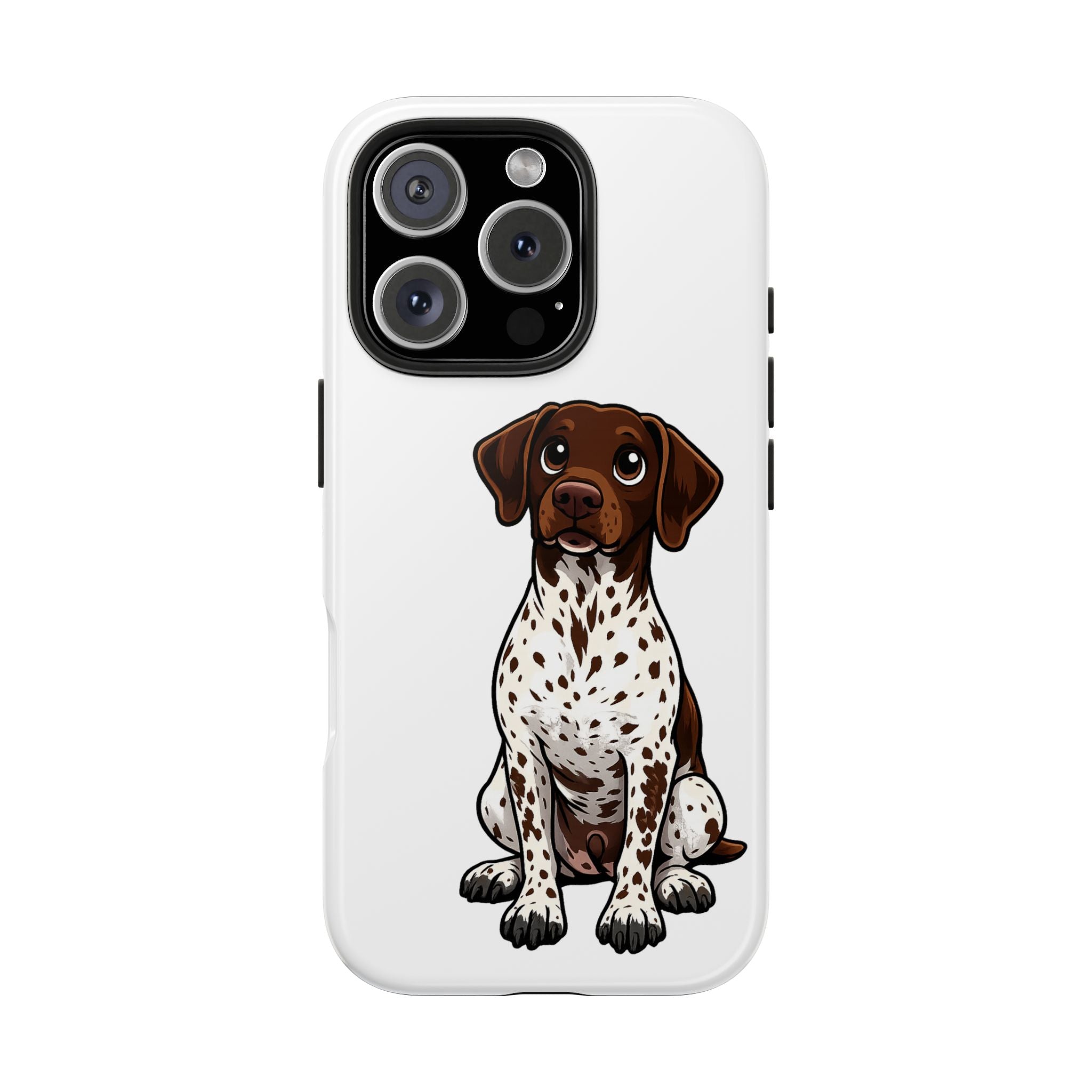 German Shorthaired Pointer Tough Phone Case — Cute Spotted Dog Protective iPhone Case