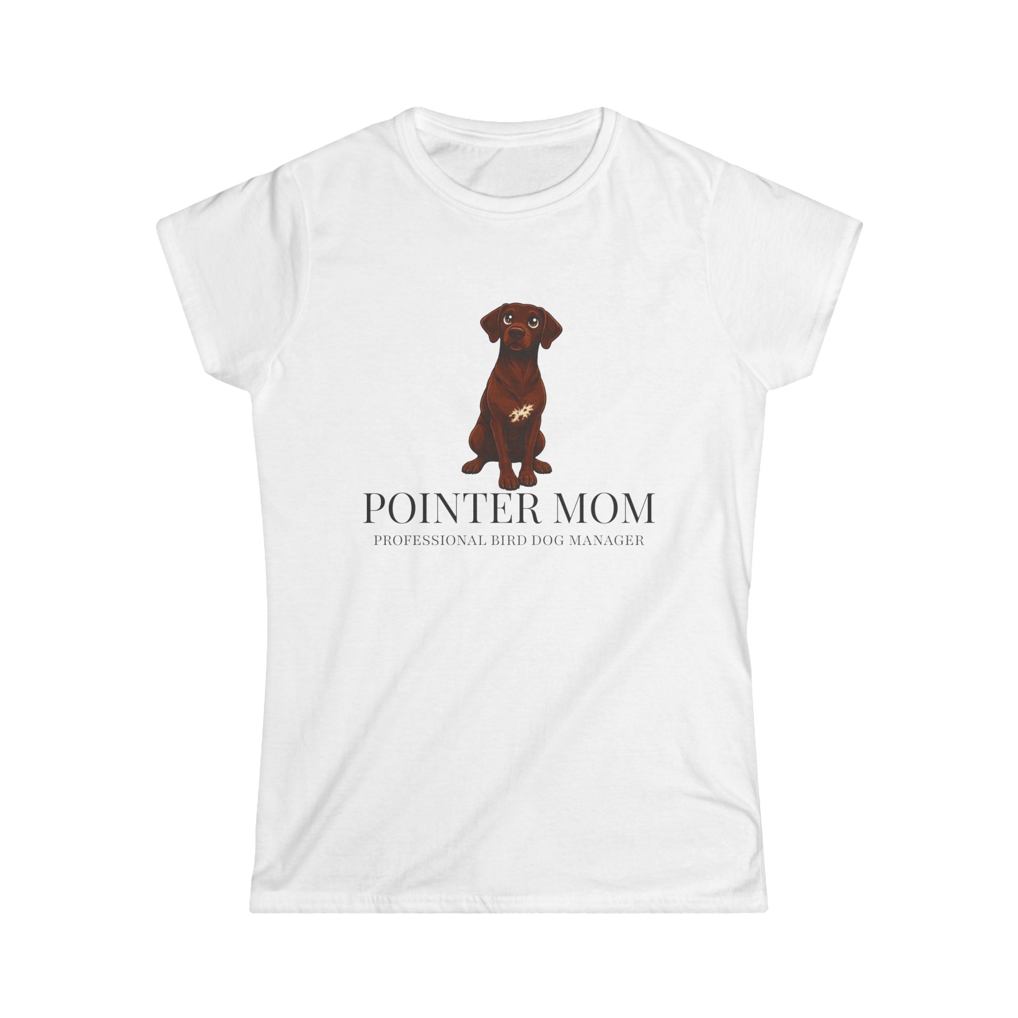 Pointer Mom Women's Tee — Cute French Pointer Dog Graphic Shirt