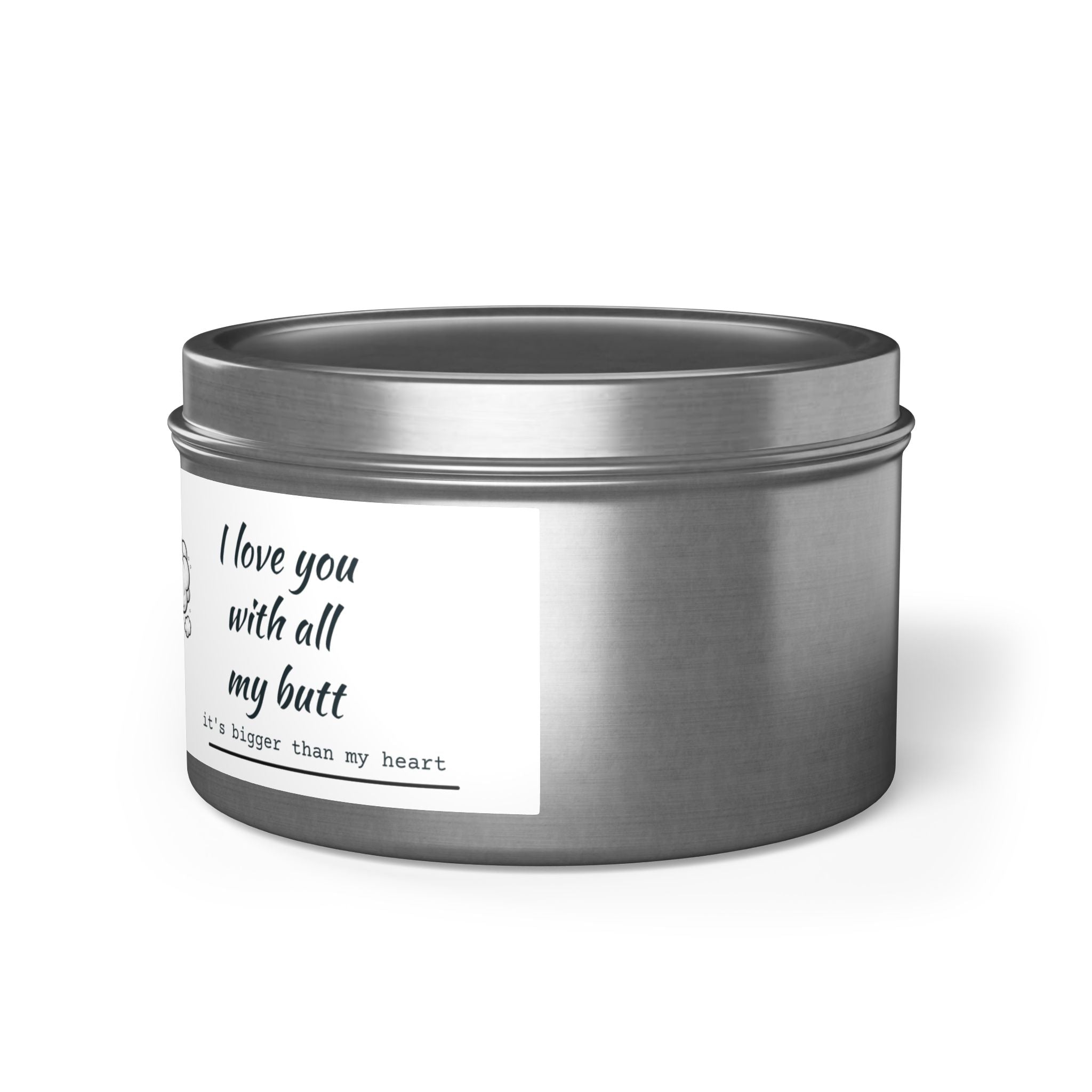 GSP Poof Candle — “I Love You With All My Butt” Funny Pet Gift